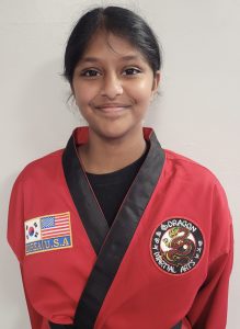 2nd degree Black Belt Children Jr. Assistant Instructor Jenera Perera 