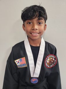 1st degree Black Belt Children Jr. Assistant Instructor Vighnesh Rokkam